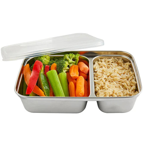 U Konserve Rectangle Divided Stainless Steel Lunch Box