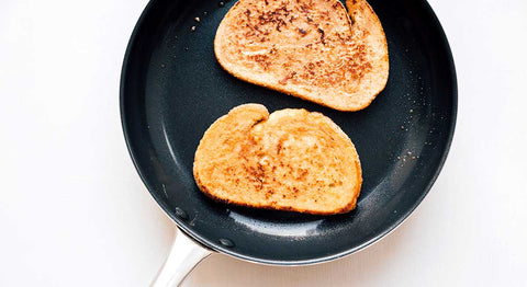 vegan french toast with english tea shop tea