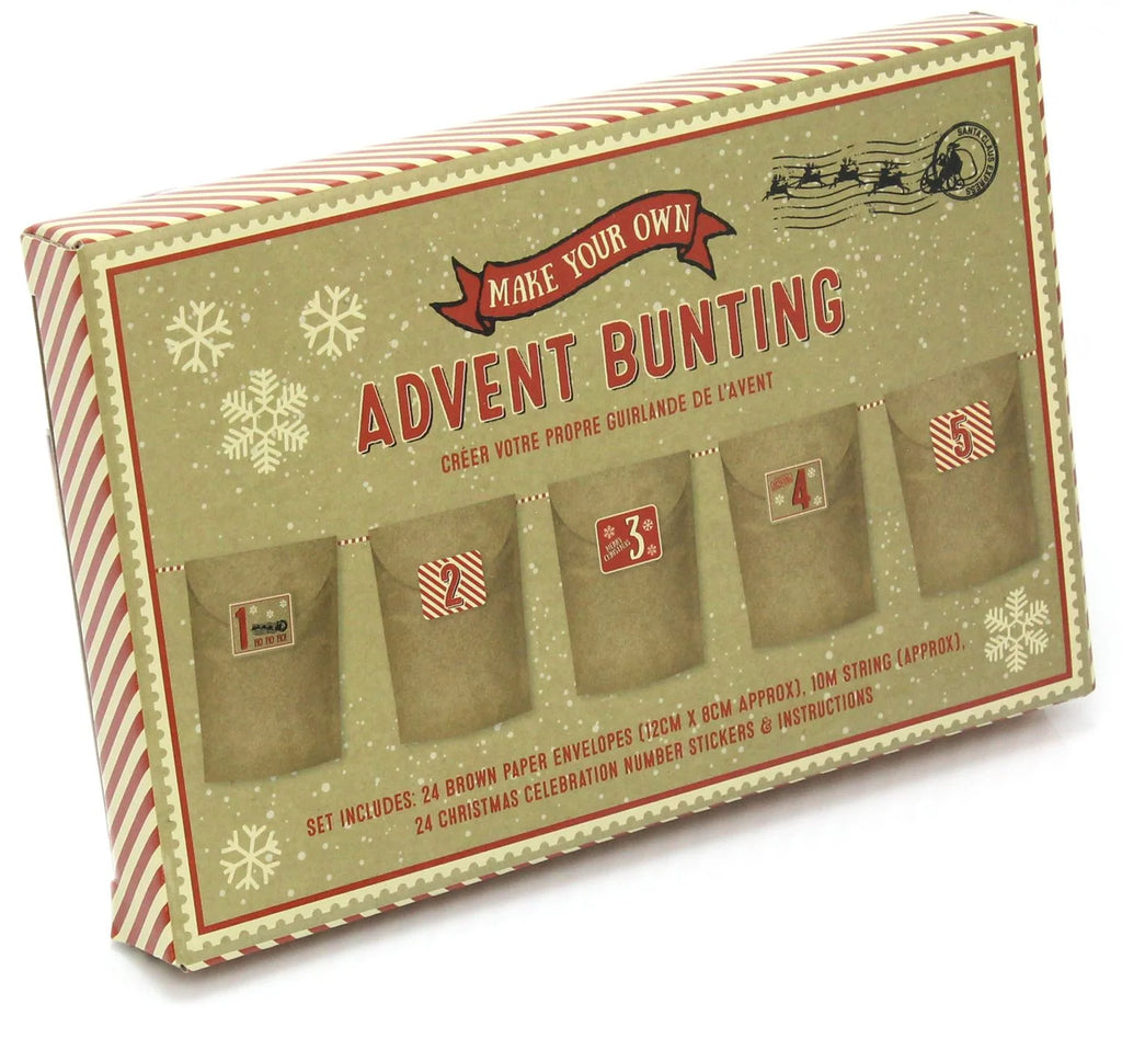Make Your Own Advent Bunting - Advent Calendar Bunting