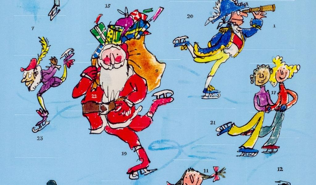 Quentin Blake Kids Advent Calendar - Father Christmas Ice Skating