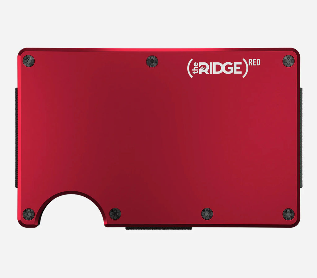 Ridge Wallet Titanium w/ Cash Strap