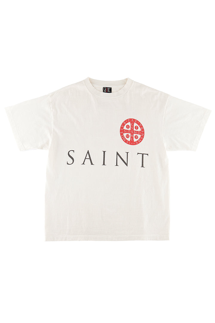 室内搬入設置無料 ©️SAINT Mxxxxxx DISNEY SS TEE/WHITE QN - 通販