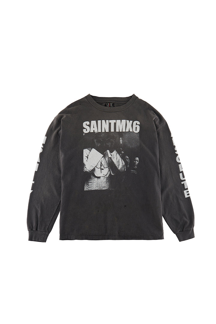 超美品 T-Shirt SAINT Mxxxxxx HBX L/S ×××××× GAME SHIRT Exclusive