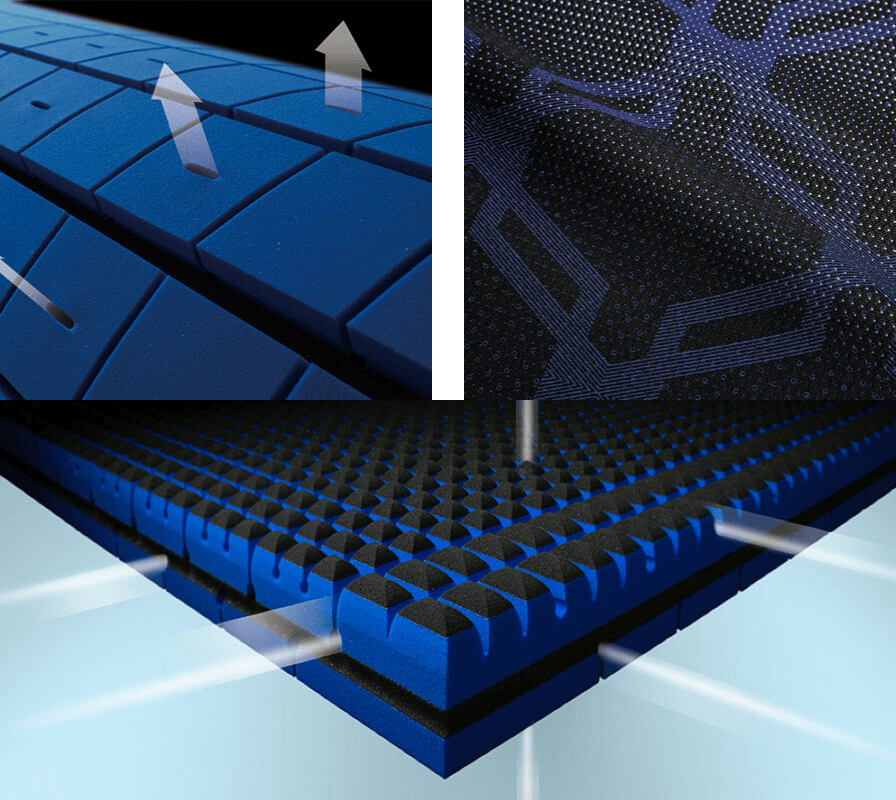 Air Ventilation × Design 通気性を向上させる構造と近未来デザインの融合。