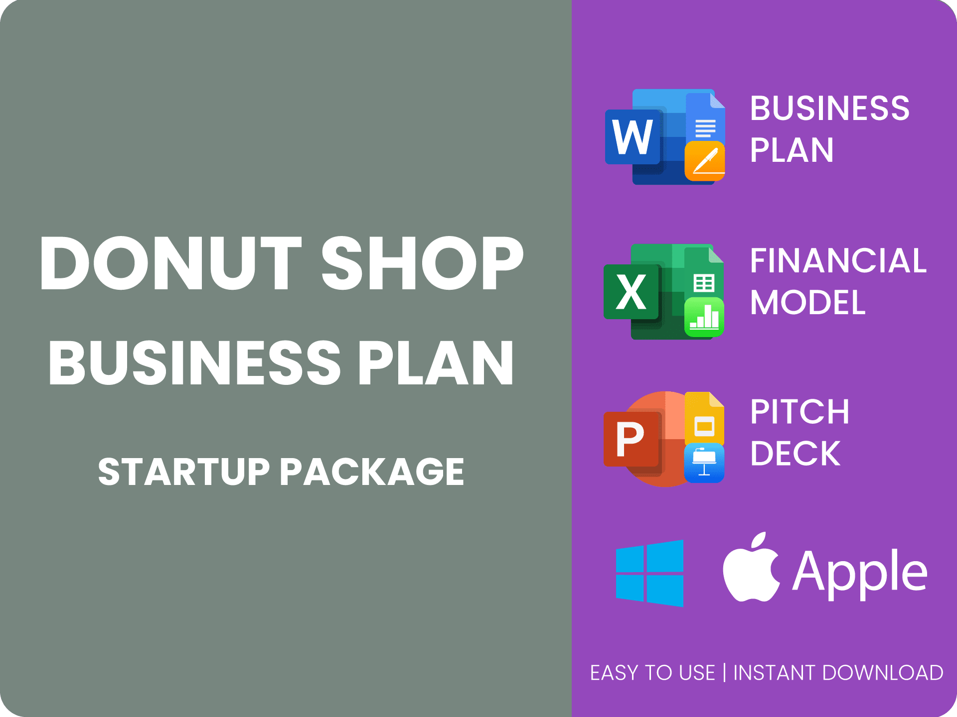 startup donut business plan