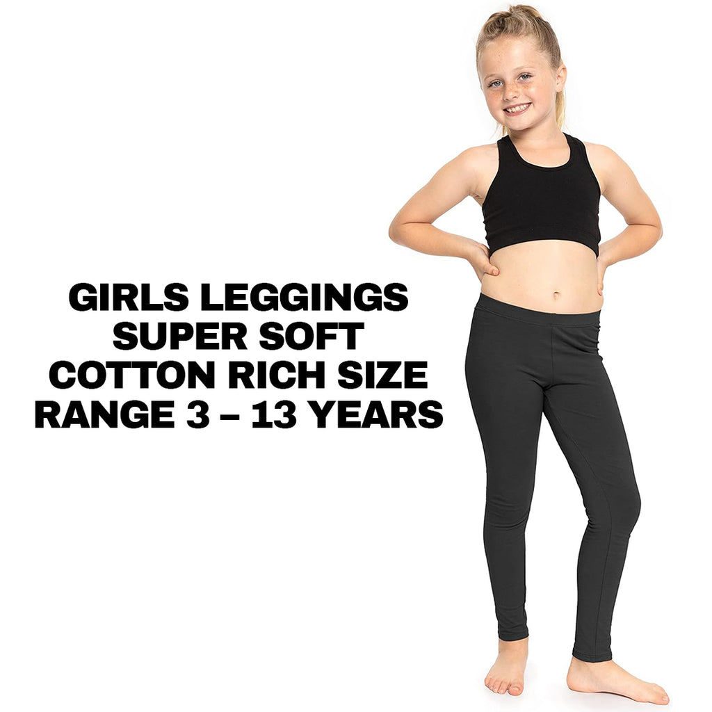 Best Deal for Girls Fleece Lined Leggings Pack Girls Leggings Toddler