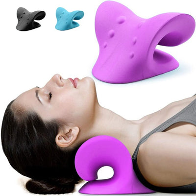 Neck Stretcher - Neck Traction Pillow Original Cloud Shape Neck Stretcher  Cervical Pain Relief UK, Maskura - Get Trendy, Get Fit