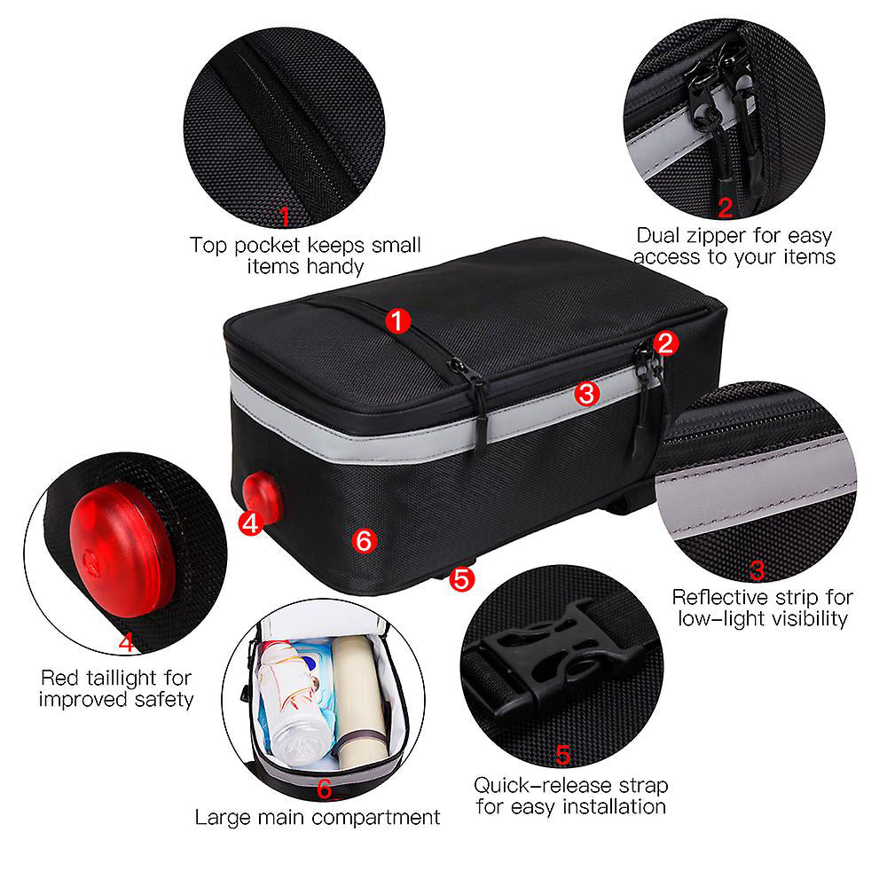 Rear Rack Bags for Bicycles