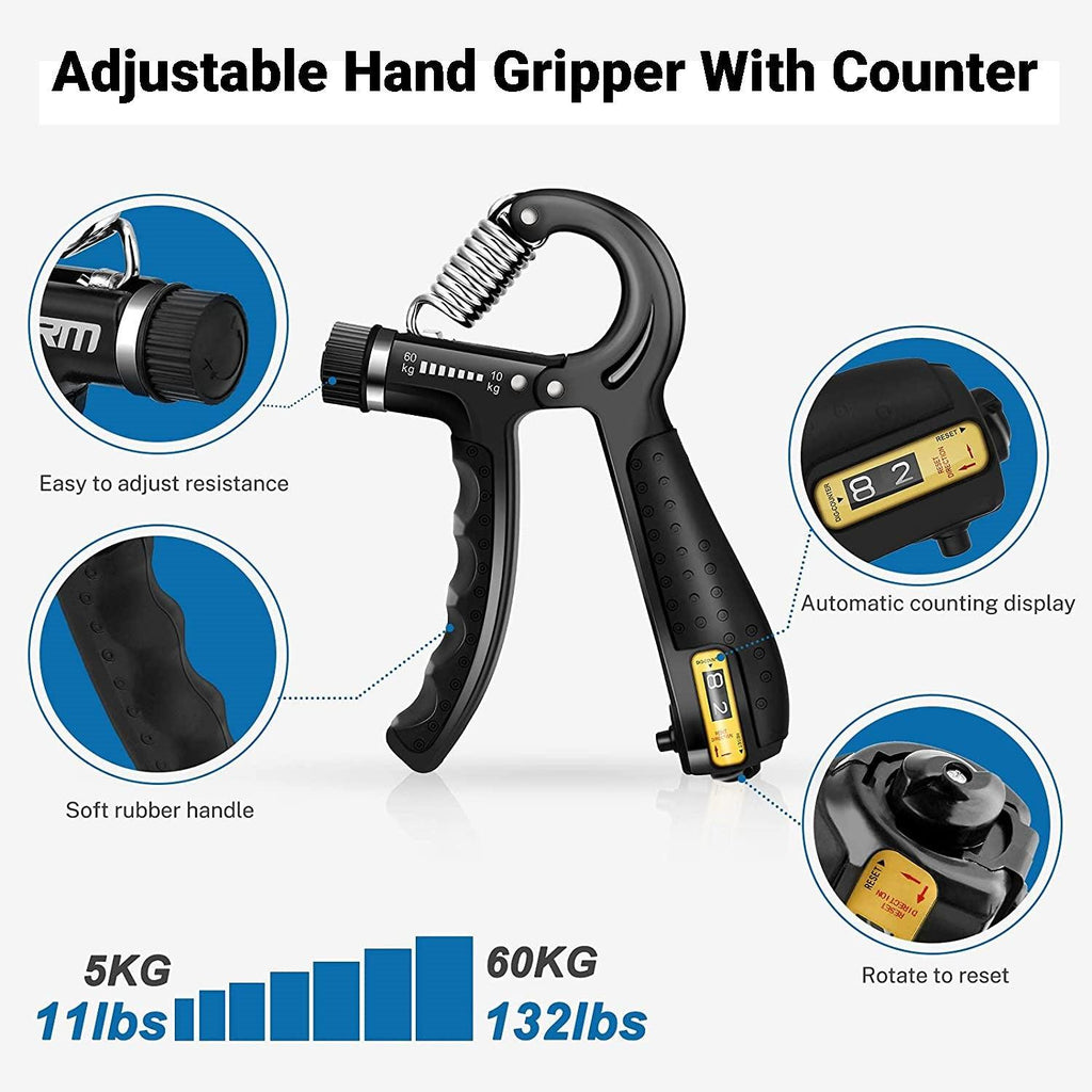 GRM Hand Grip Exerciser Strengthener with Counter