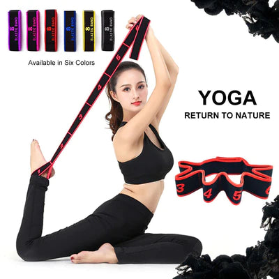 Yoga Straps for Stretching - Multi-loop Stretching Strap Elastic