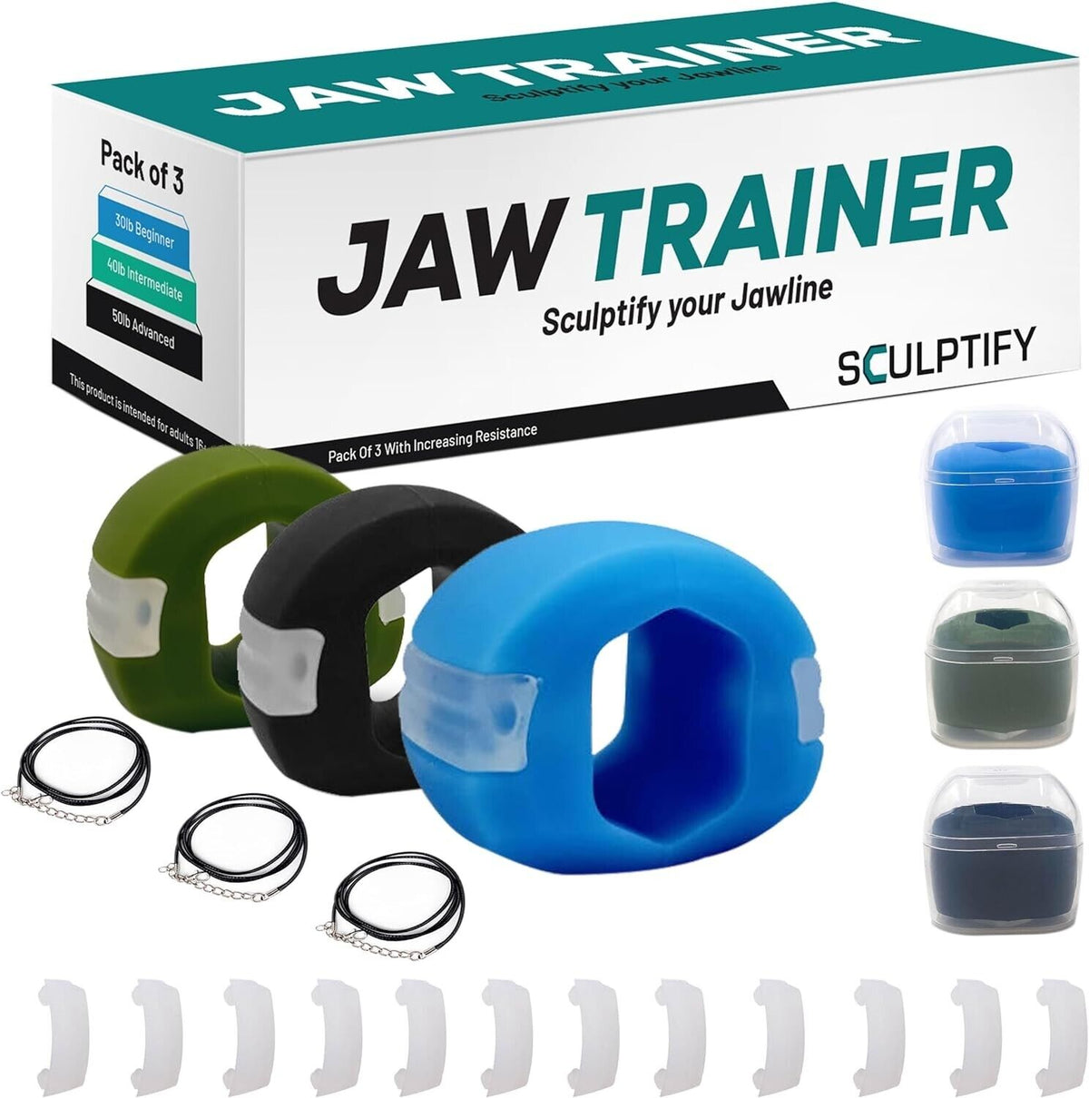 GUMBELLS™ JAWLINE Chewing Gum (3MonthQTY) Jaw neck exerciser