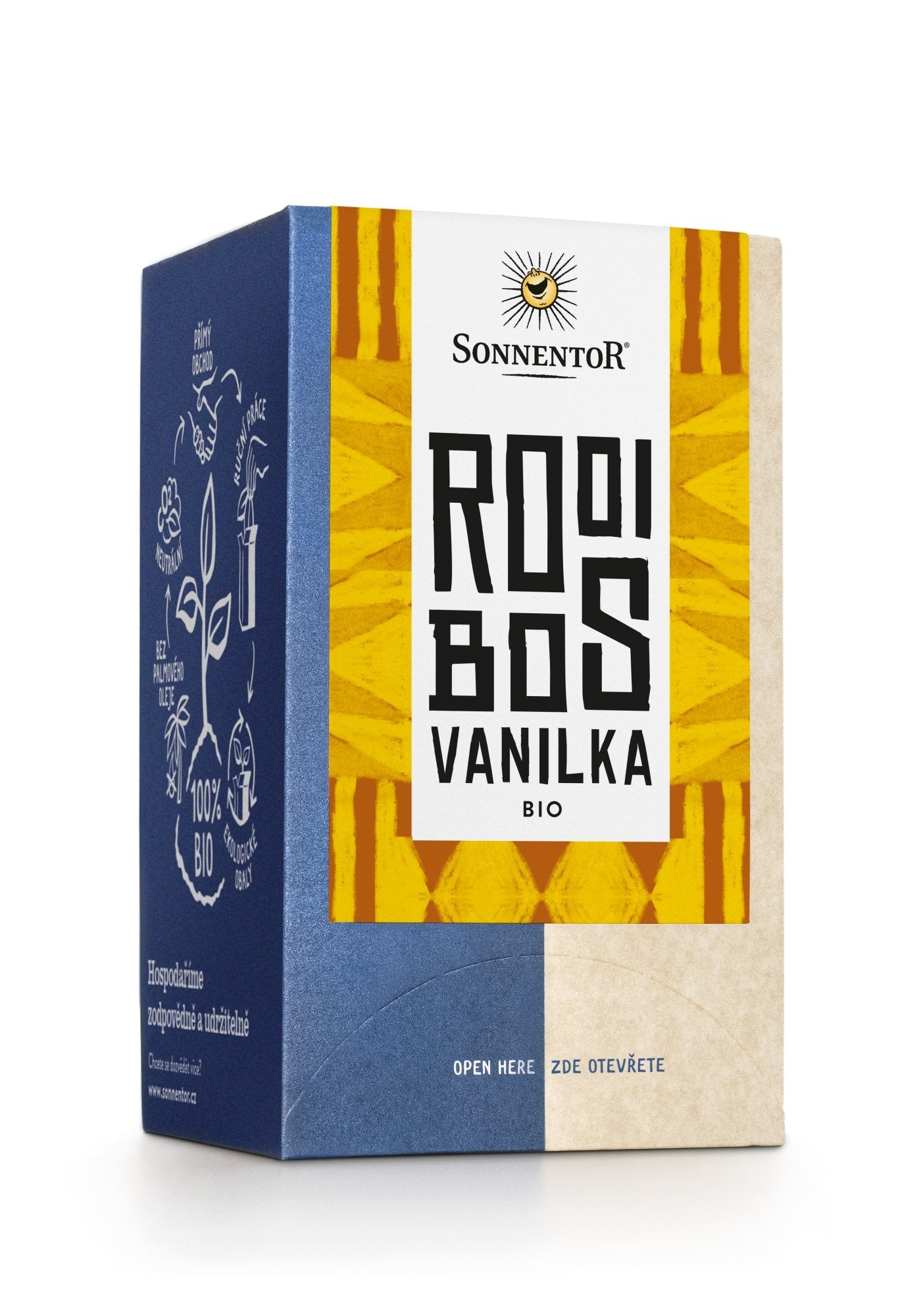 Sonnentor Rooibos vanilka BIO - nálevové sáčky (18 x 1,2 g) - II. jakost