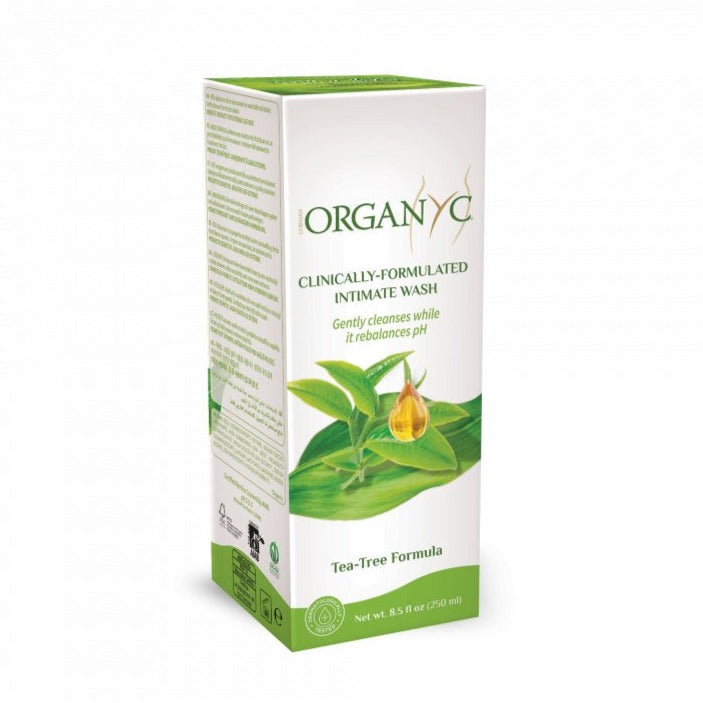 Organyc Gel pro intimní hygienu BIO - Tea Tree (250 ml) - II. jakost - pro citlivou pokožku