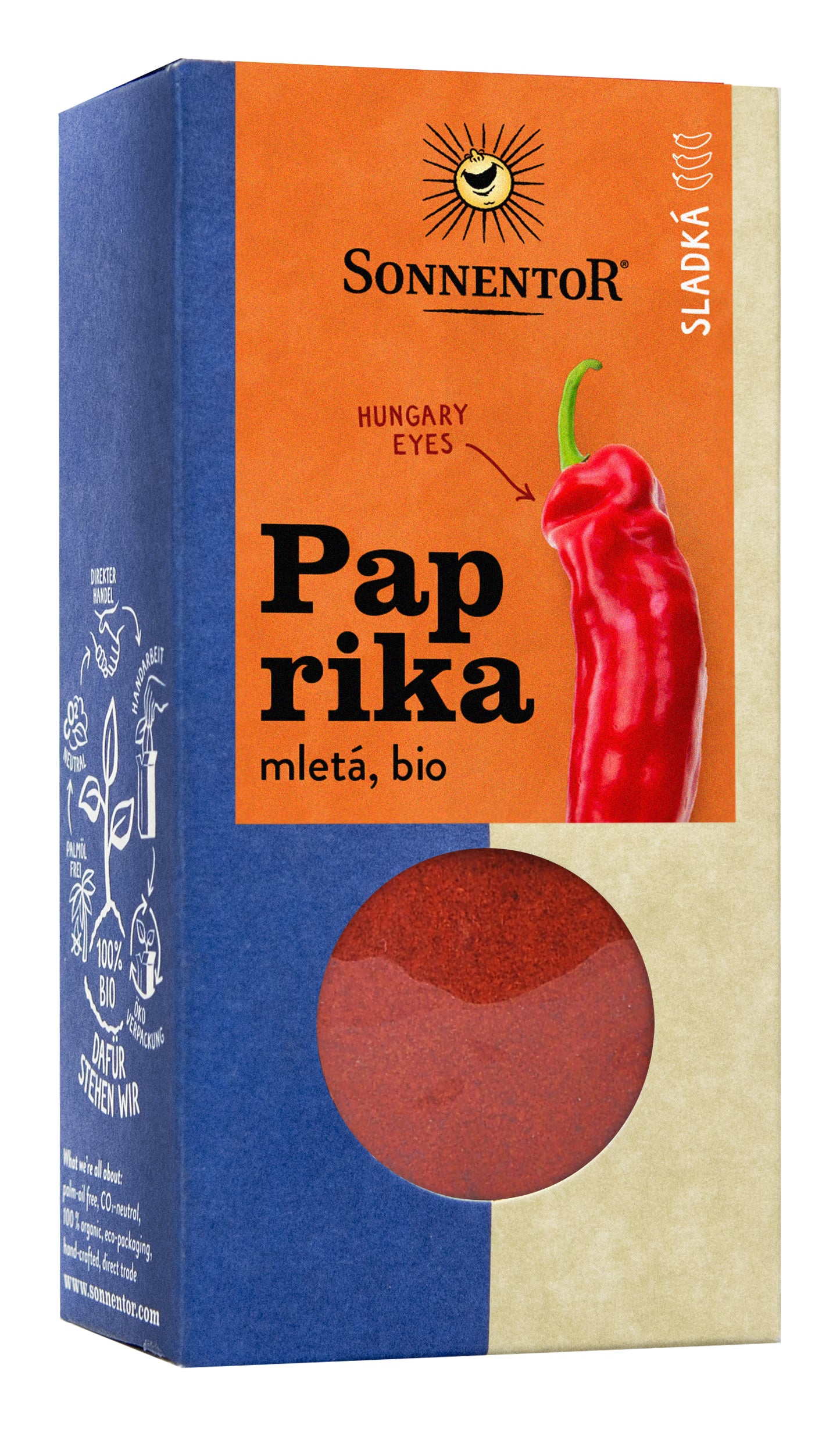 Sonnentor Paprika sladká BIO - mletá (50 g) - od lokálních farmářů