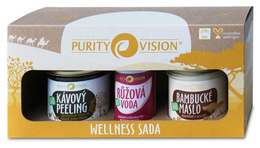 Purity Vision Wellness sada BIO (3 ks) - II. jakost - pro hedvábně jemnou pokožku