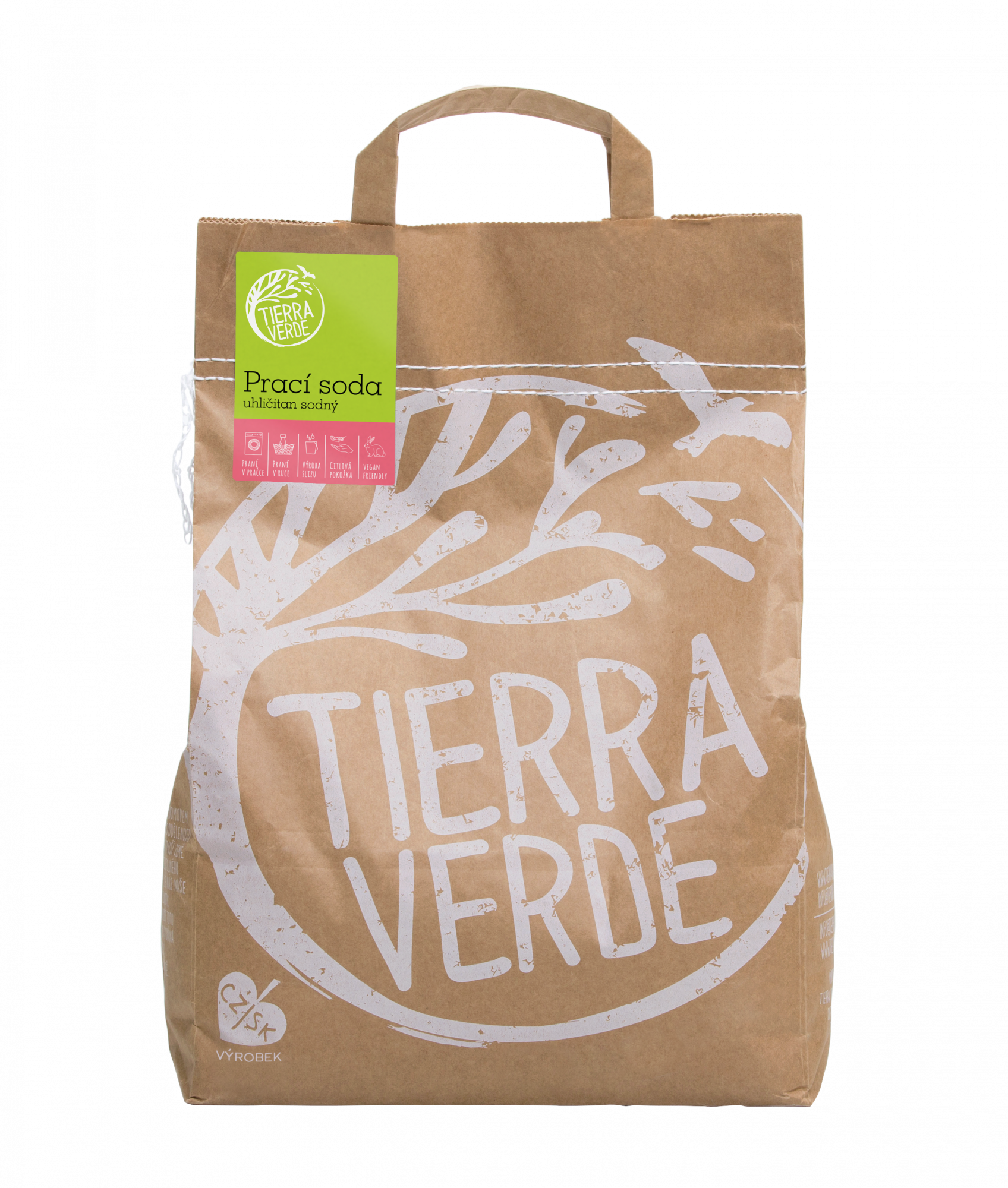 Tierra Verde Prací soda (5 kg) - II. jakost - pro výrobu domácího prášku