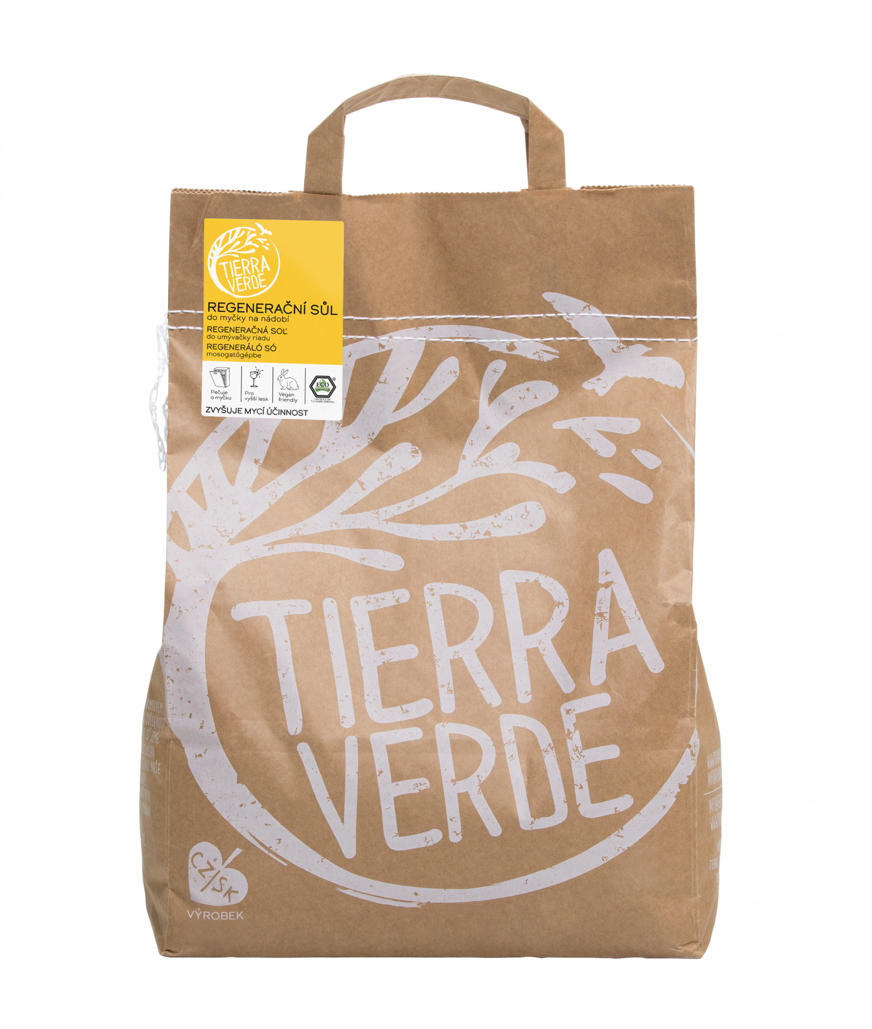 Tierra Verde Sůl do myčky (5 kg) - INOVACE - II. jakost - zabraňuje usazování vodního kamene