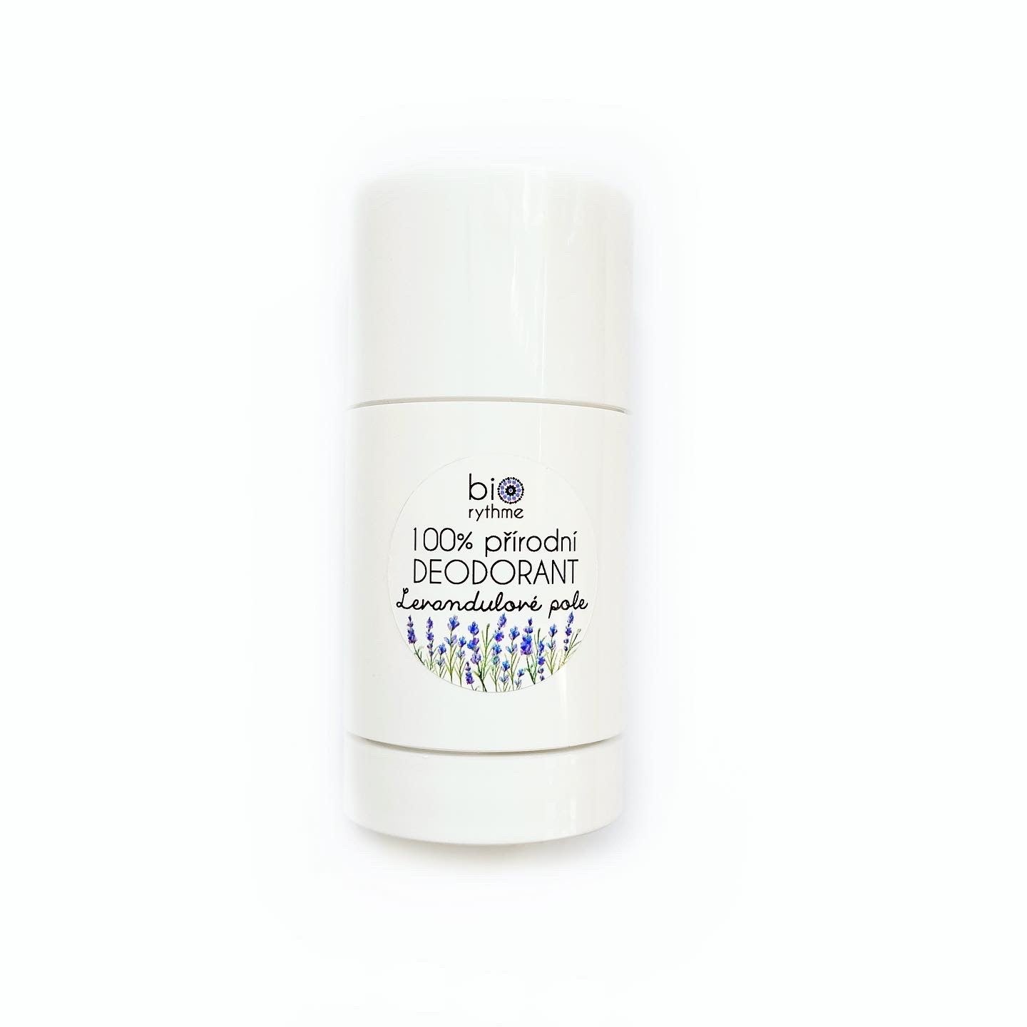 Biorythme Tuhý deodorant Levandulové pole - 80 g - s čistou levandulovou silicí