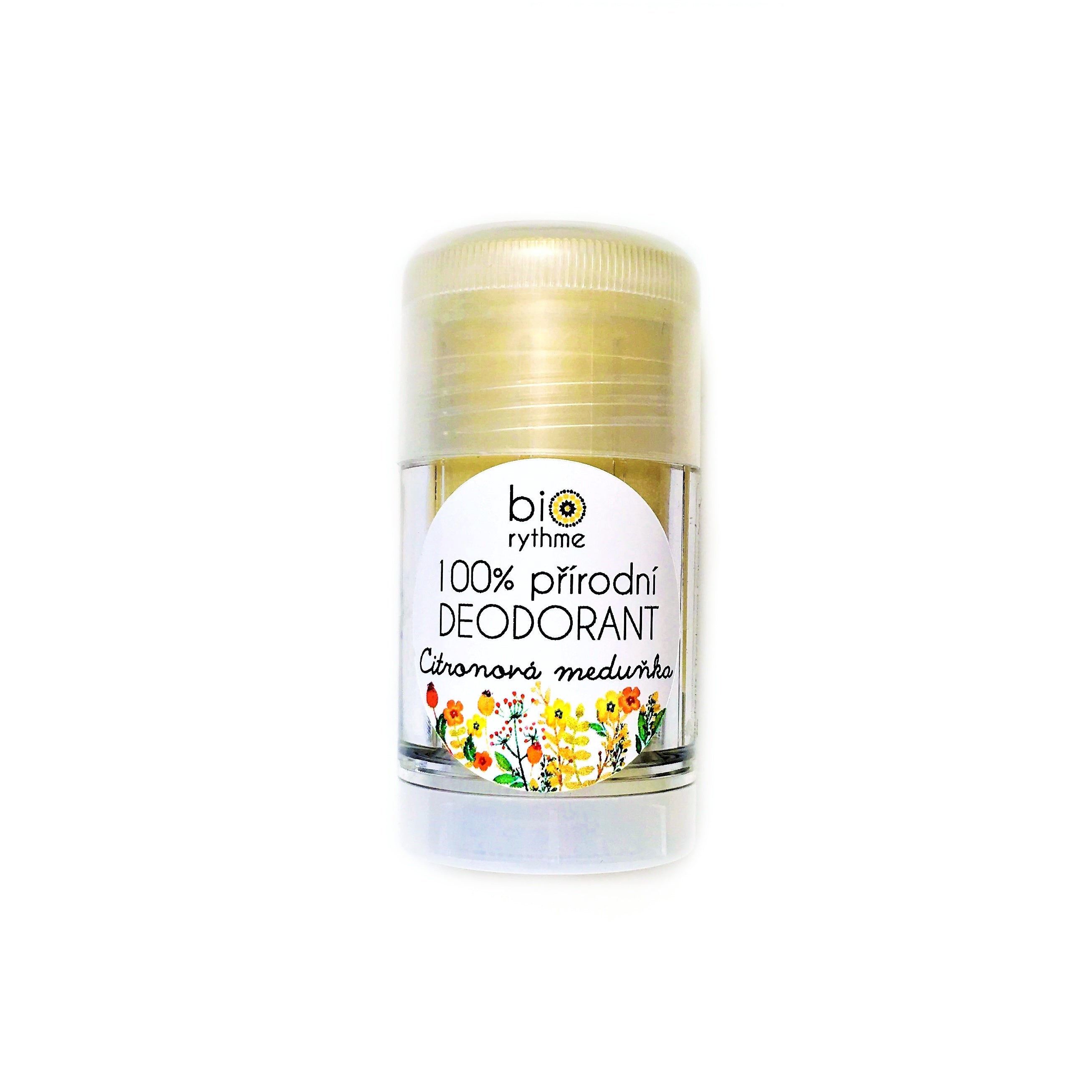 Biorythme Tuhý deodorant Citronová meduňka - 30 g - svěží bylinno-citrusová vůně