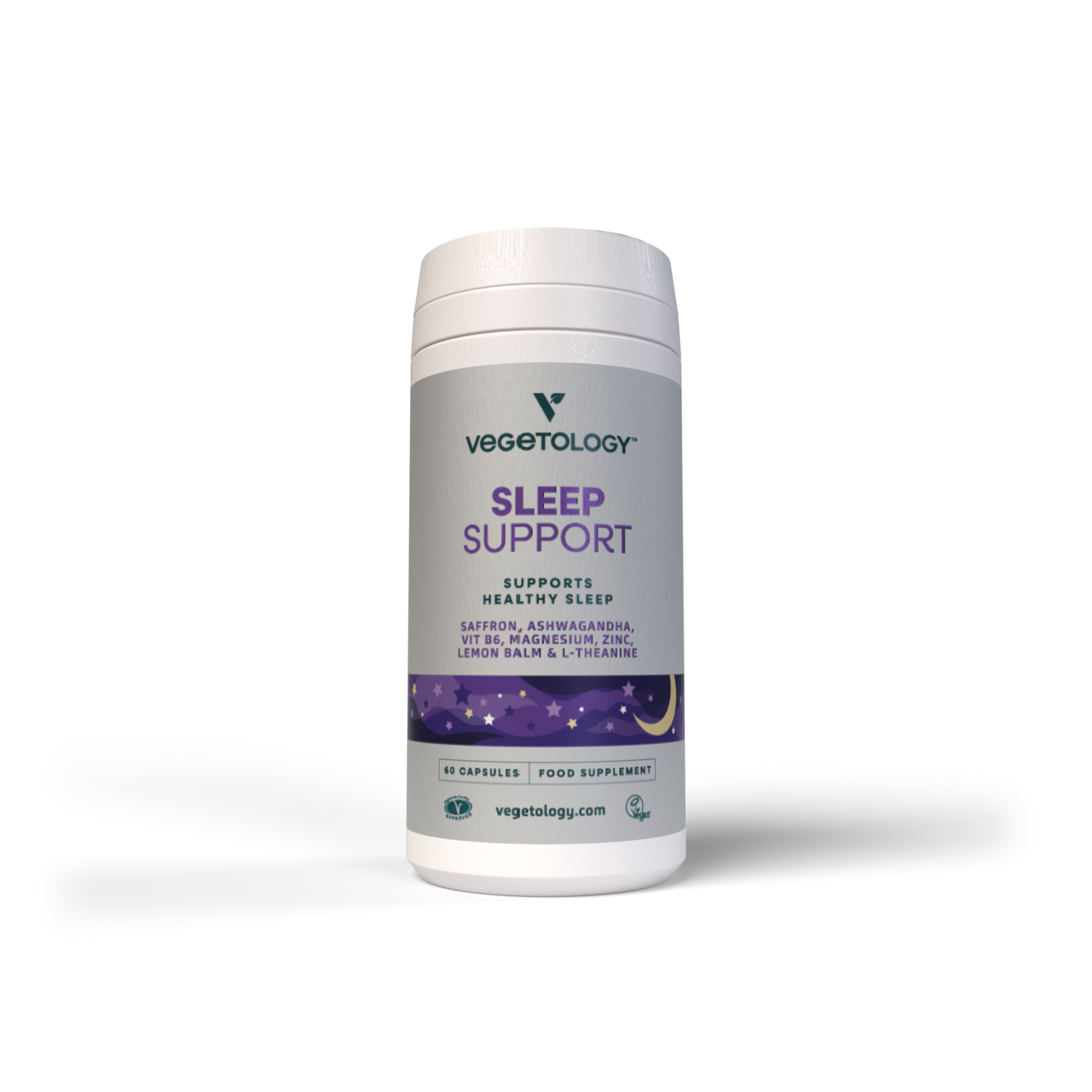 Vegetology Sleep Support - přírodní podpora spánku (60 kapslí) - pro sladké sny