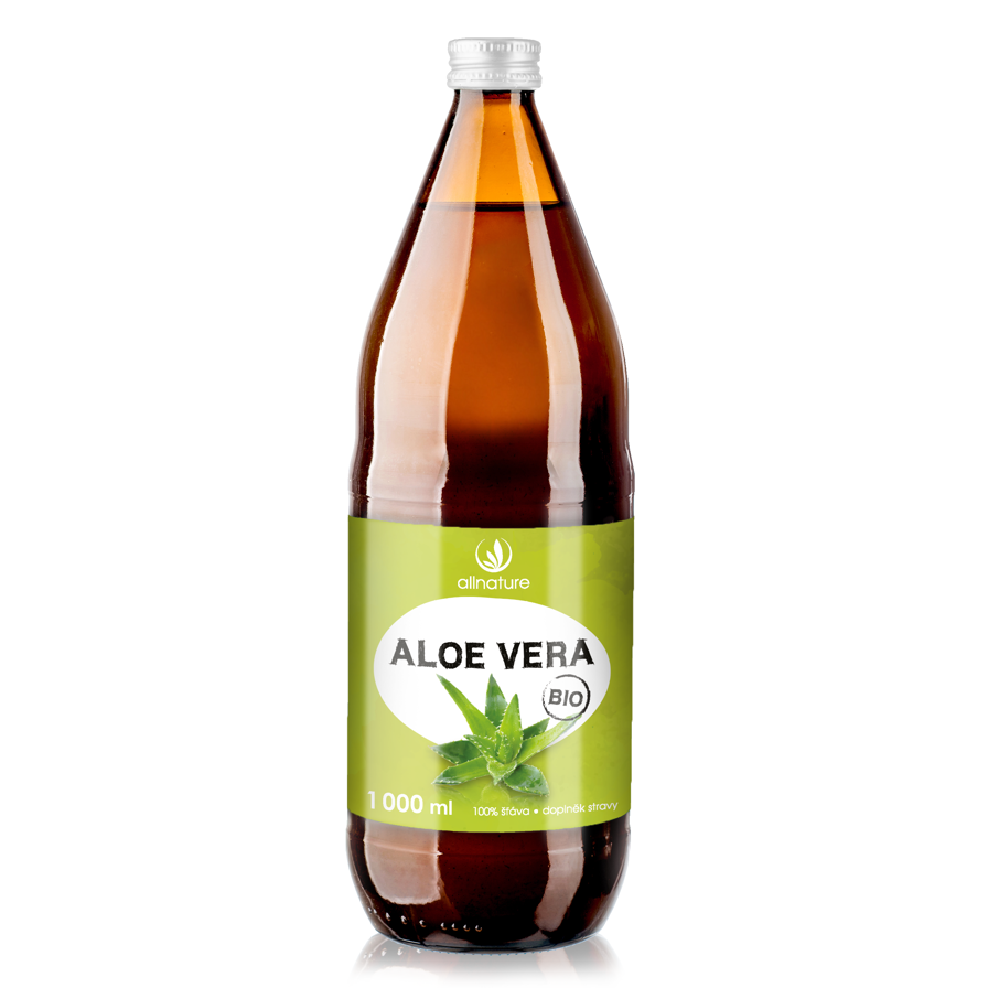 Allnature Aloe vera BIO 1 l - zázračný elixír z mexika