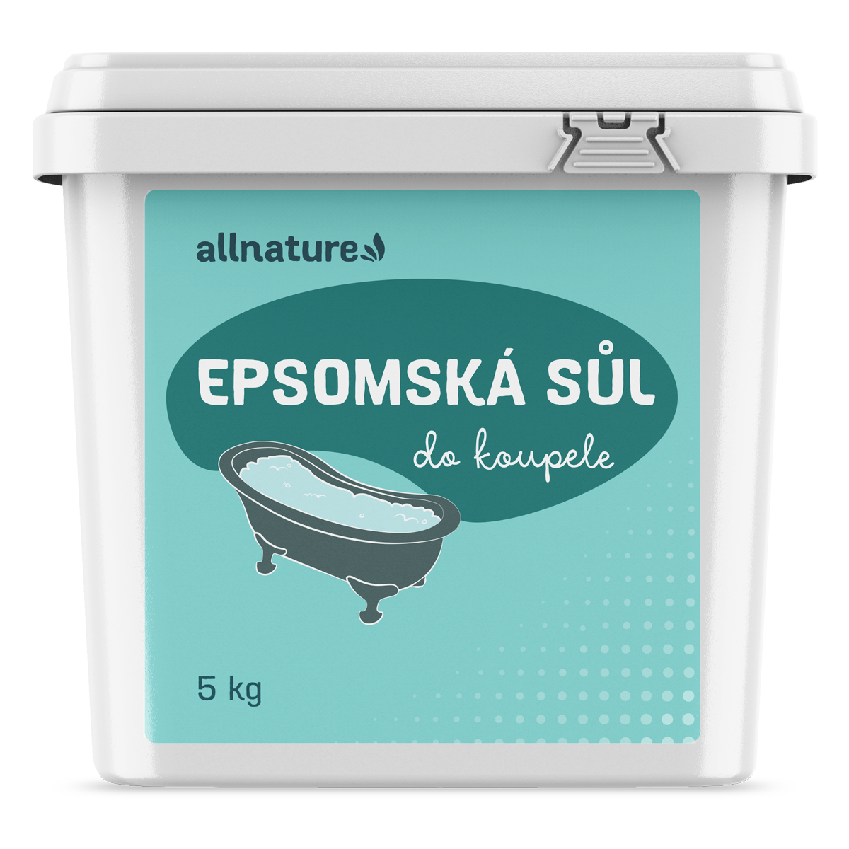 Allnature Epsomská sůl - 5 kg - detoxikuje a uvolňuje svaly