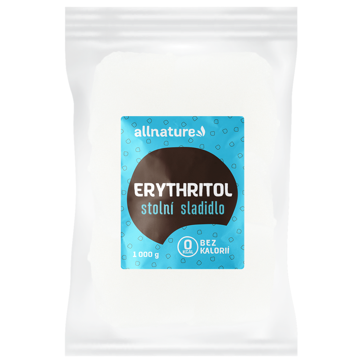 Allnature Erythritol - 1 kg - bez kalorií, slazení bez viny