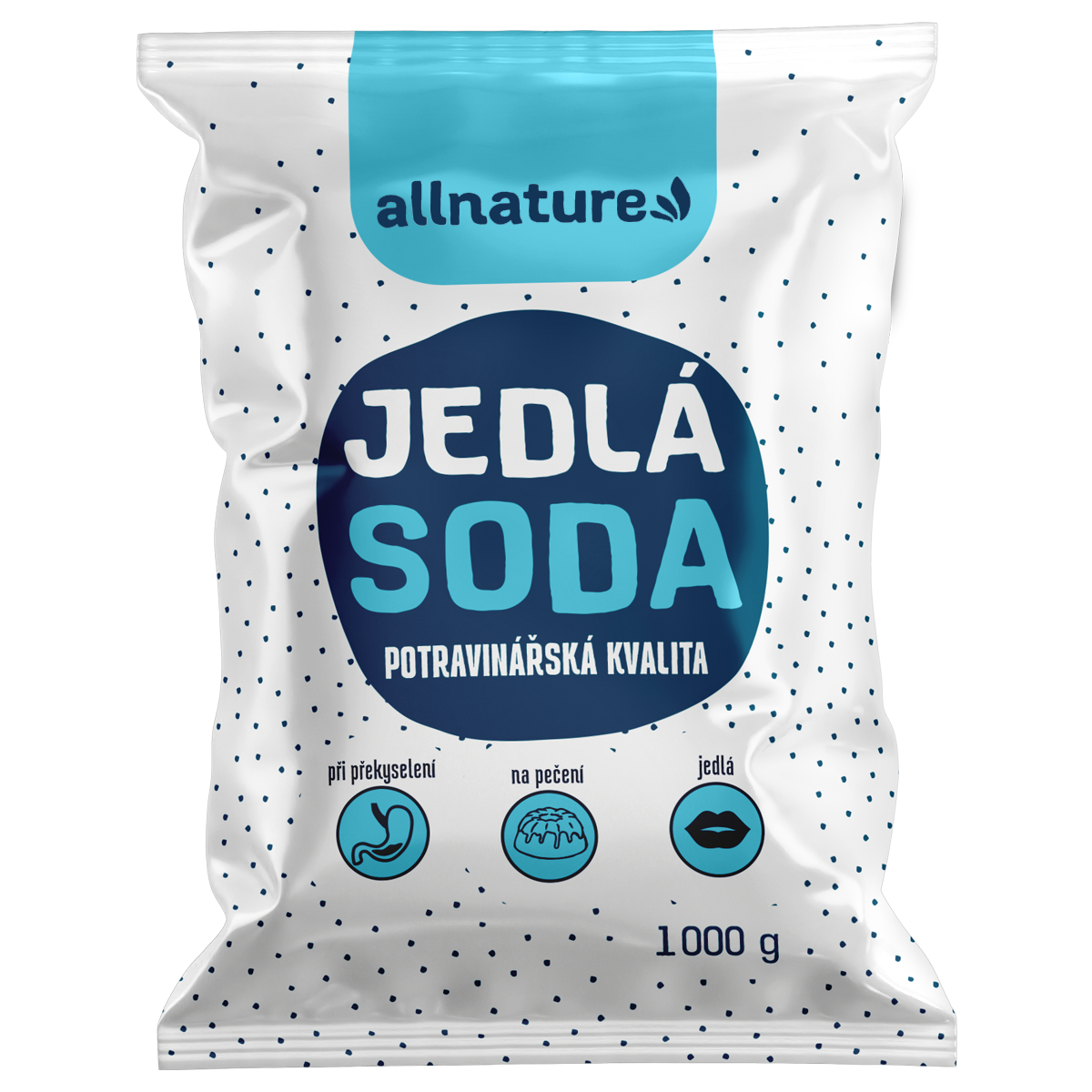 Allnature Jedlá soda 1 kg - potravinářská kvalita