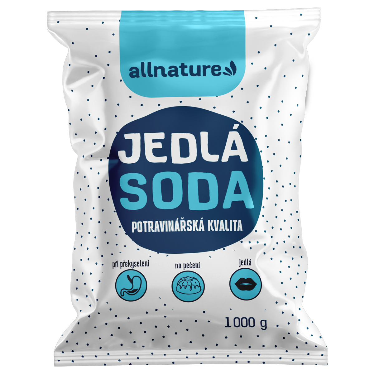 Allnature Jedlá soda (1 000 g) - II. jakost - potravinářská kvalita