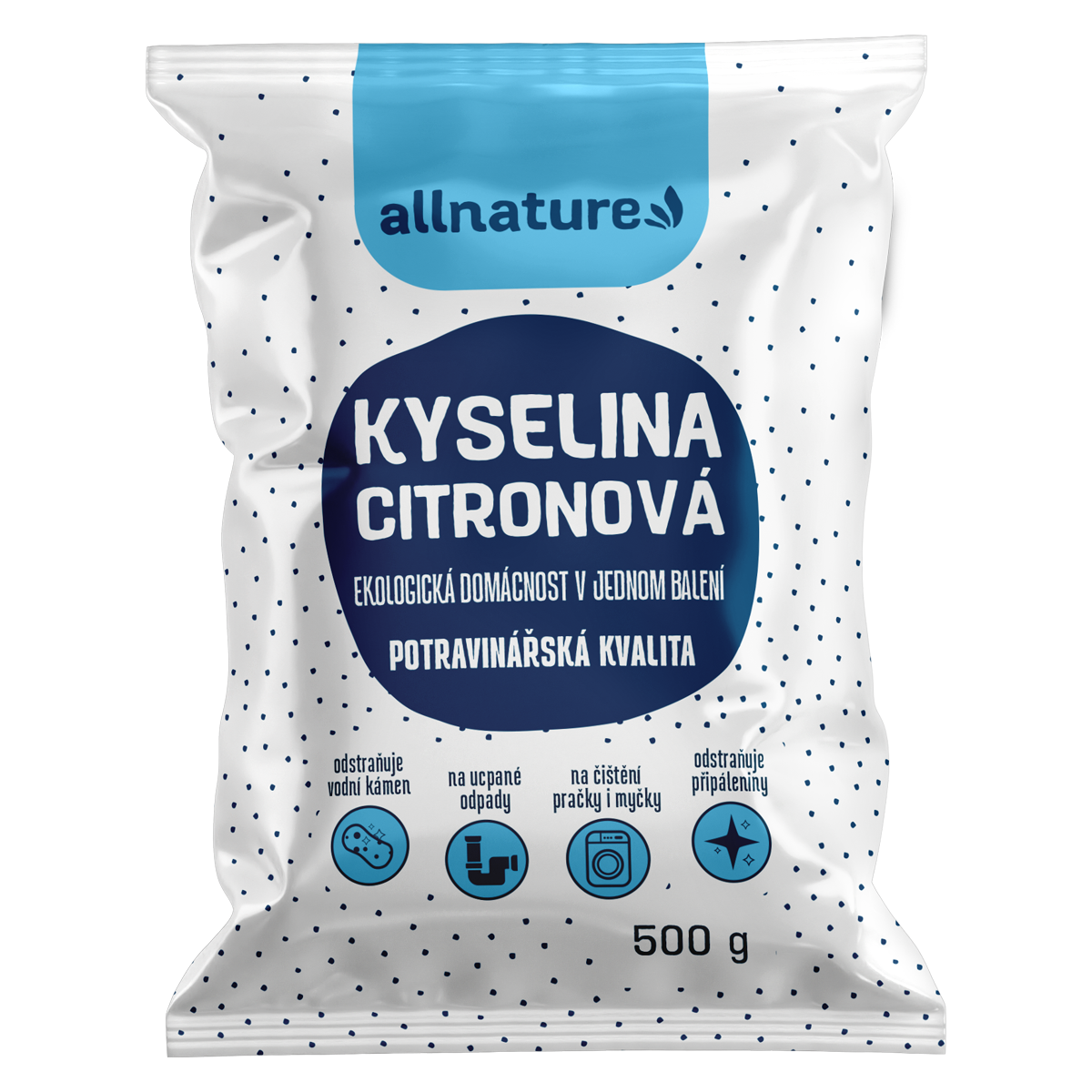 Allnature Kyselina citronová (500 g) - II. jakost - potravinářská kvalita