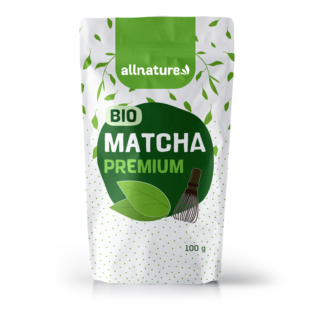 Allnature Matcha Premium BIO - 100 g - z první jarní sklizně čajových lístků