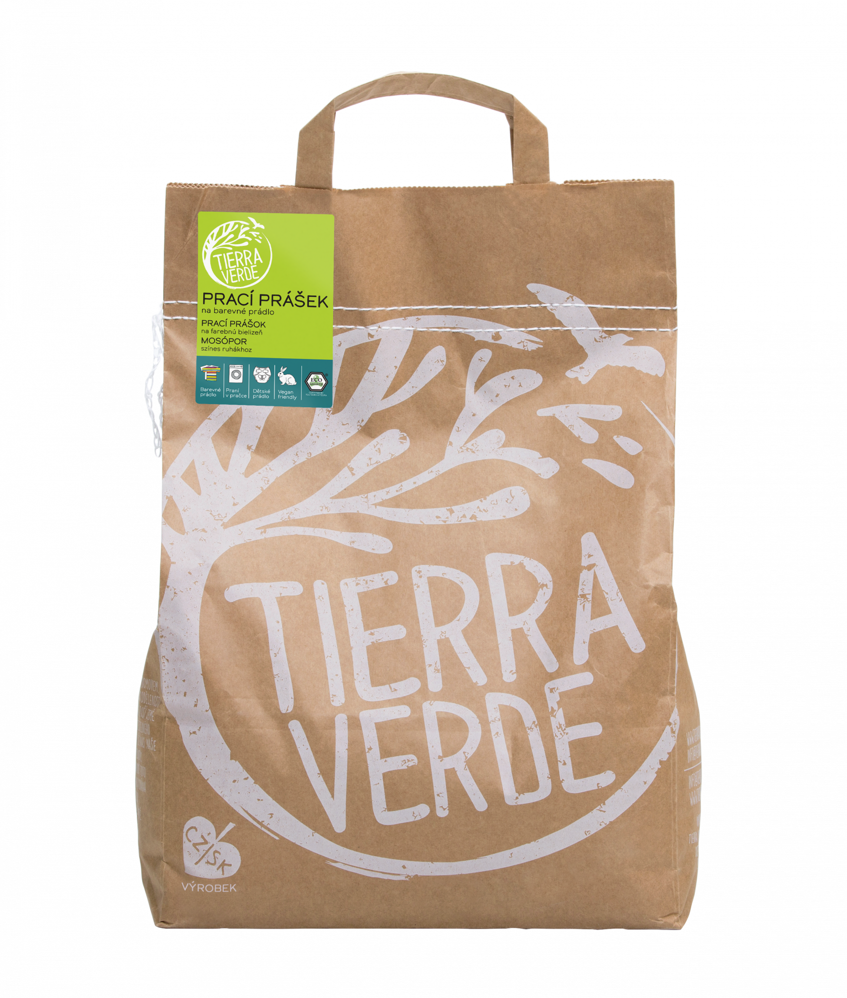 Tierra Verde Prací prášek na barevné prádlo - 5 kg - II. jakost
