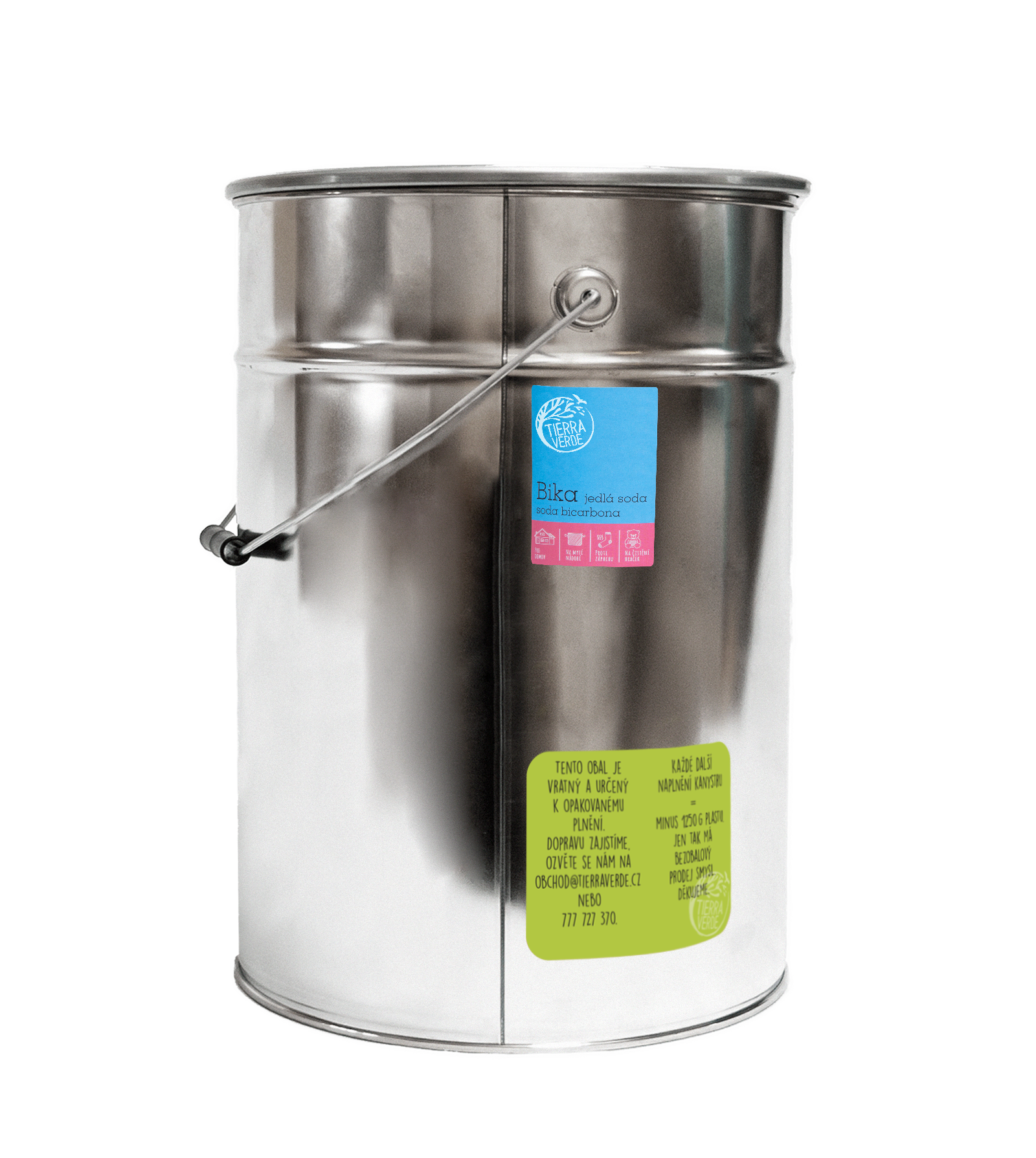 Tierra Verde BIKA – Jedlá soda (Bikarbona) - 15 kg - II. jakost