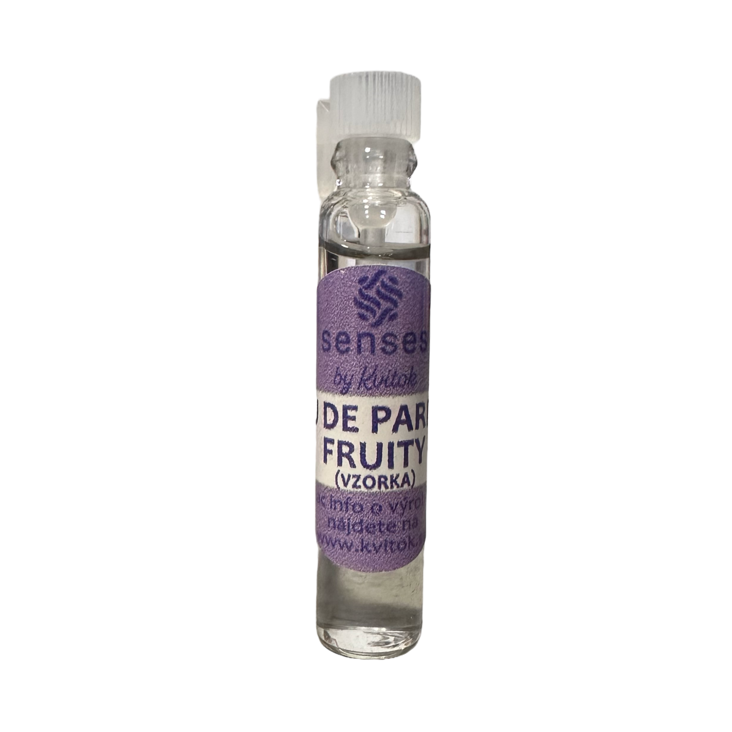 Kvitok Senses Toaletní parfém Fruity - vzorek (2 ml) - s vůní malin, rybízu a vanilky