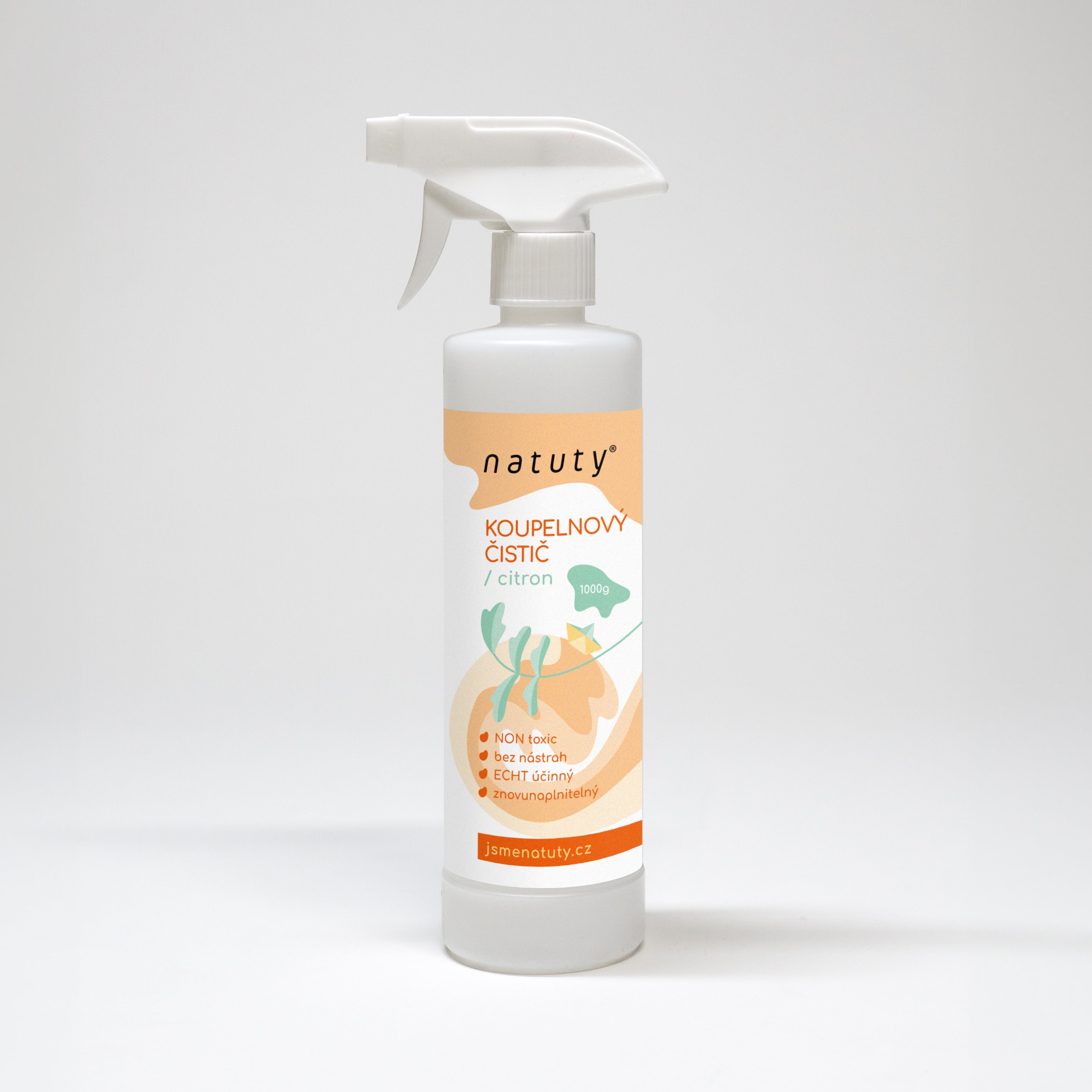 Natuty Koupelnový čistič s vůní citronu - 500 ml