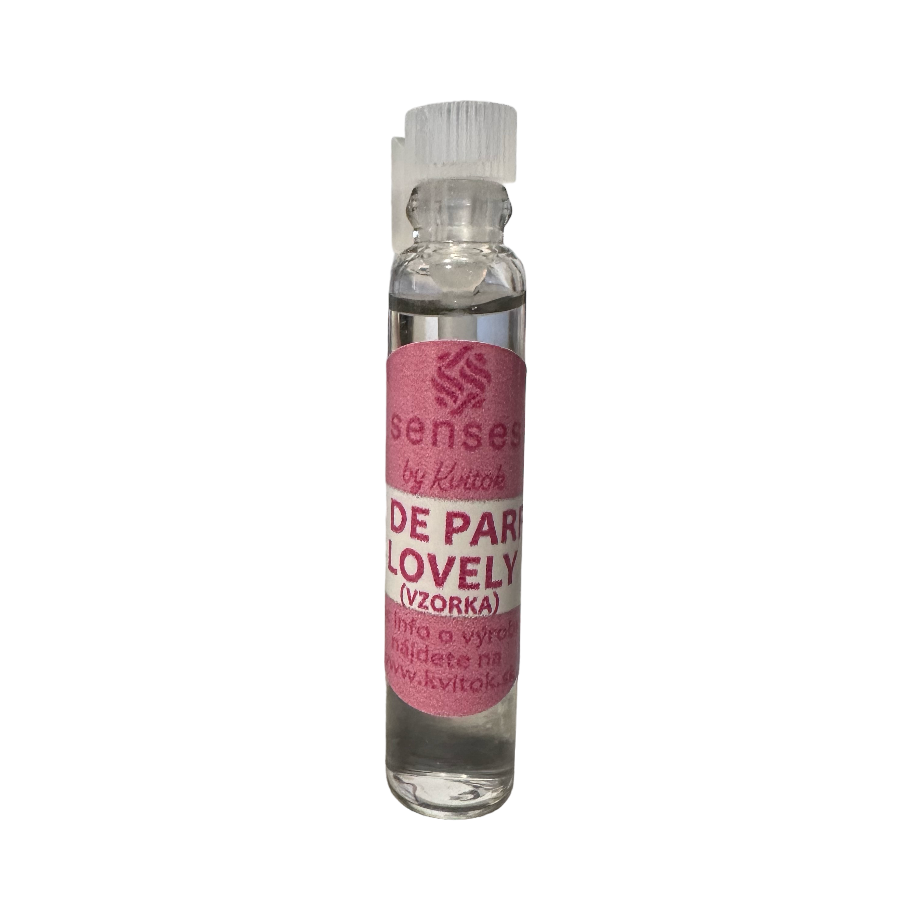 Kvitok Senses Toaletní parfém Lovely - vzorek (2 ml) - s vůní růže, vanilky a citrusů