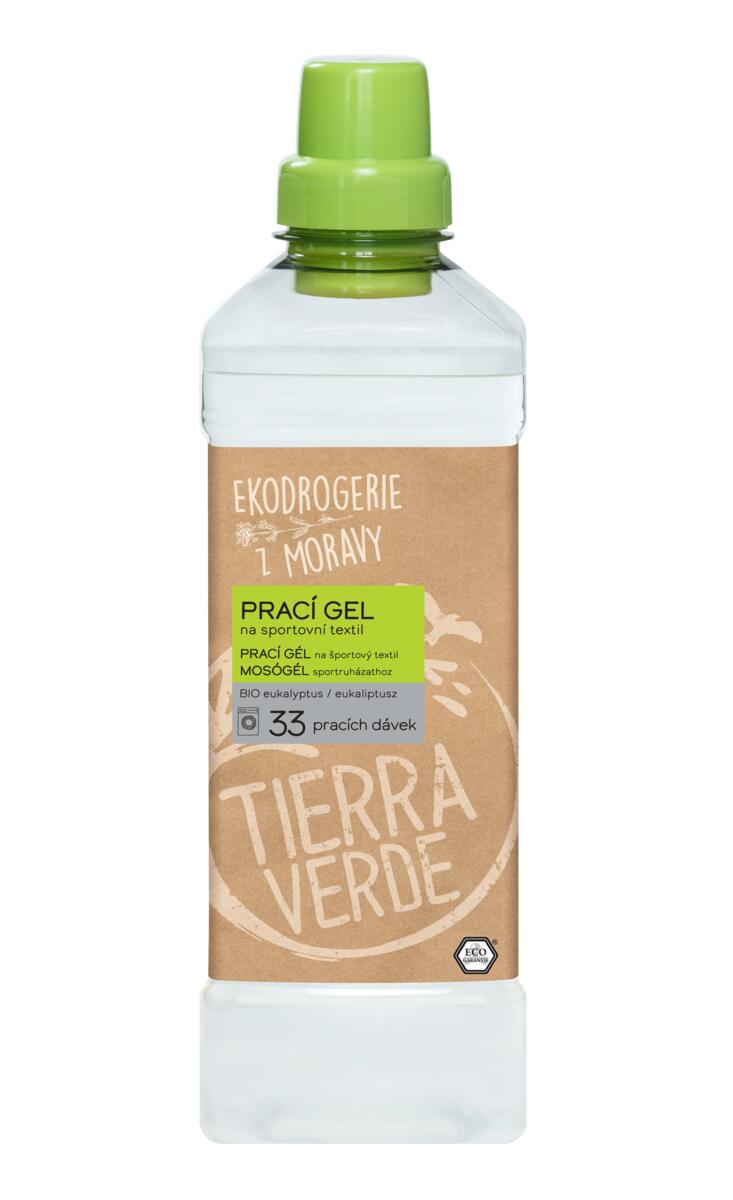 Tierra Verde Prací gel na funkční a sportovní textil s BIO eukalyptem - 1 l