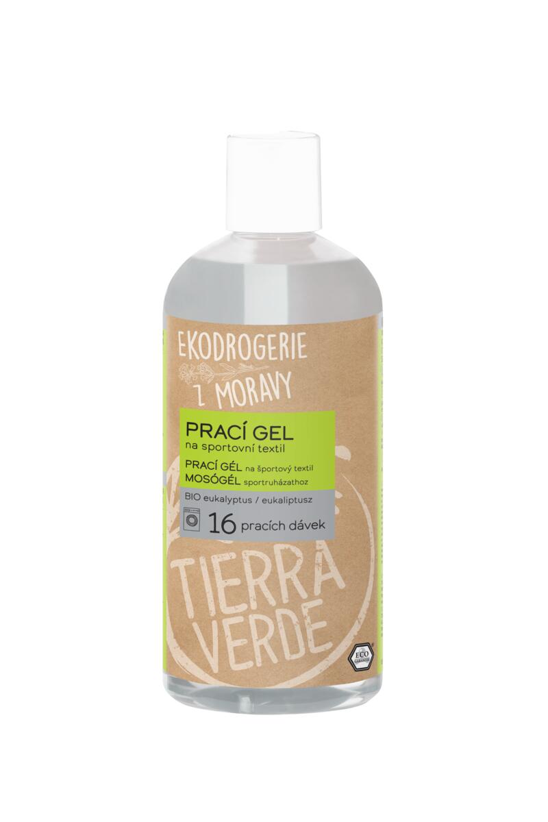 Tierra Verde Prací gel na funkční a sportovní textil s BIO eukalyptem - 500 ml