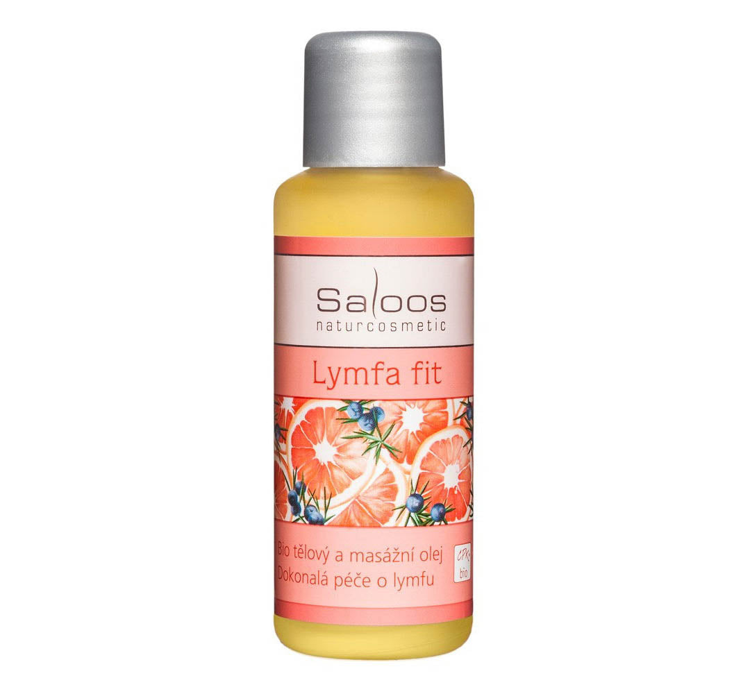 Saloos Tělový a masážní olej Lymfa fit BIO (50 ml) - podpořte svůj lymfatický systém