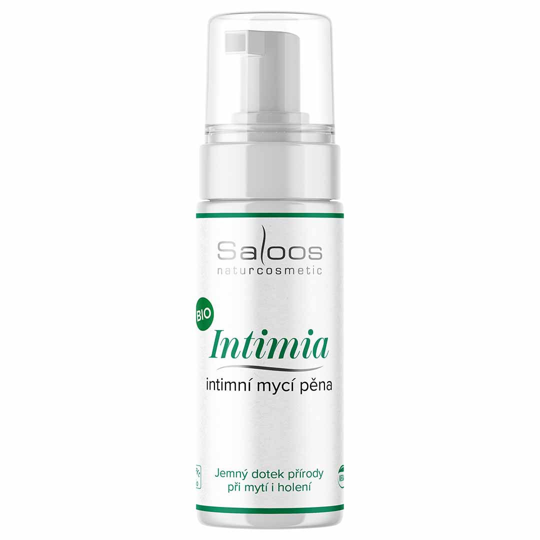 Saloos Intimní mycí pěna Intimia BIO (150 ml) - péče s přírodními antimikrobiálními účinky