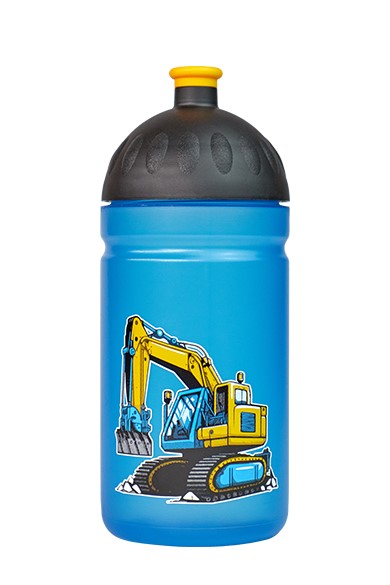 Zdravá lahev pro děti (0,5 l) - Bagr - s vyměnitelnými díly