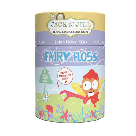 Jack n' Jill Zubní nit pro děti Fairy Floss (30 ks