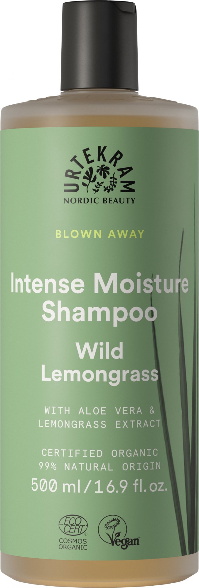 Urtekram Hydratační šampon s citronovou trávou pro normální vlasy BIO 500 ml