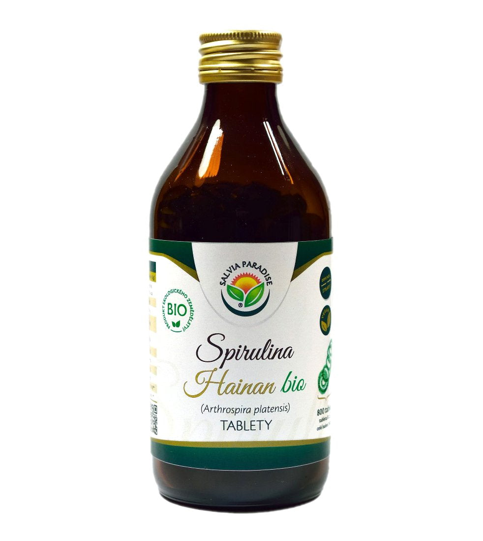 Salvia Paradise Spirulina Hainan BIO (800 tablet) - posiluje přirozenou obranyschopnost