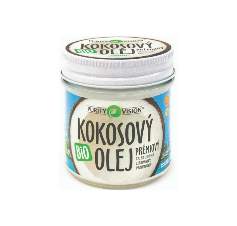 Purity Vision Kokosový olej panenský BIO 120 ml - za studena lisovaný