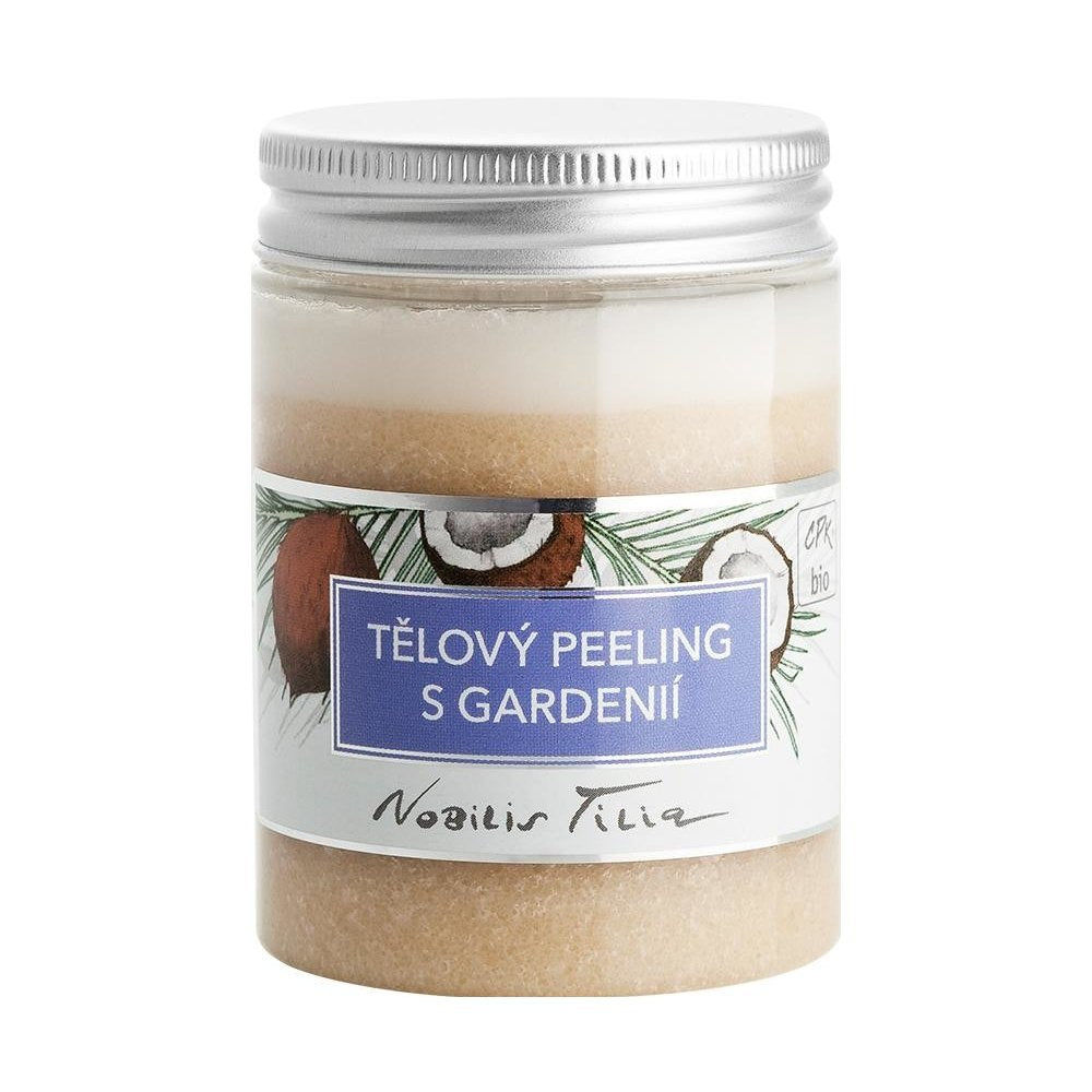 Nobilis Tilia Tělový peeling s gardenií BIO (100 ml) - luxusní péče s exotickou vůní