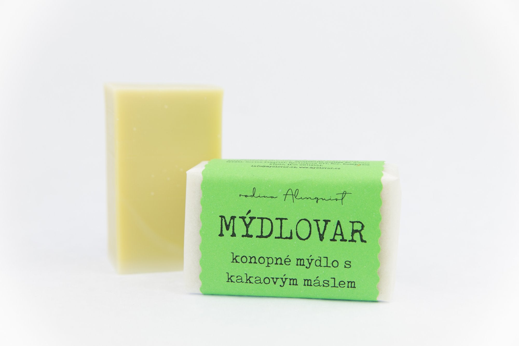 Mýdlovar Konopné mýdlo s kakaovým máslem 120 g - i pro suchou a problematickou pokožku