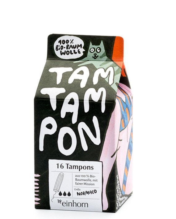 Einhorn Tampony TamTampon Normalo (16 ks) - hypoalergenní z bio bavlny