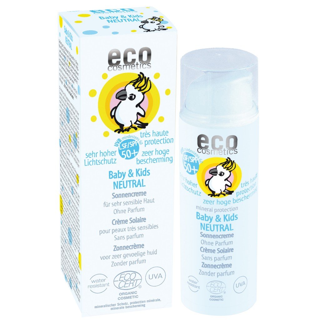 Eco Cosmetics Baby Dětský opalovací krém Neutral SPF 50+ BIO (50 ml)