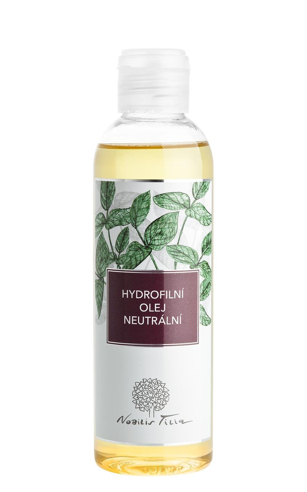 Nobilis Tilia Hydrofilní olej neutrální 200 ml - vhodný k odličování a šetrnému mytí